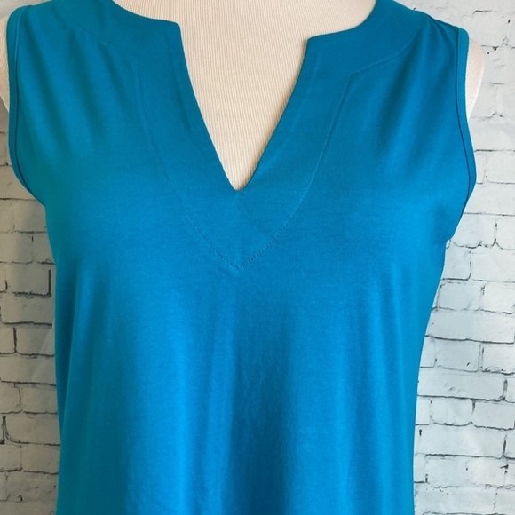 LANDS' END  Sheath Dress Small Sleeveless 100% Cotton Preppy Classic Nautical - Picture 11 of 16